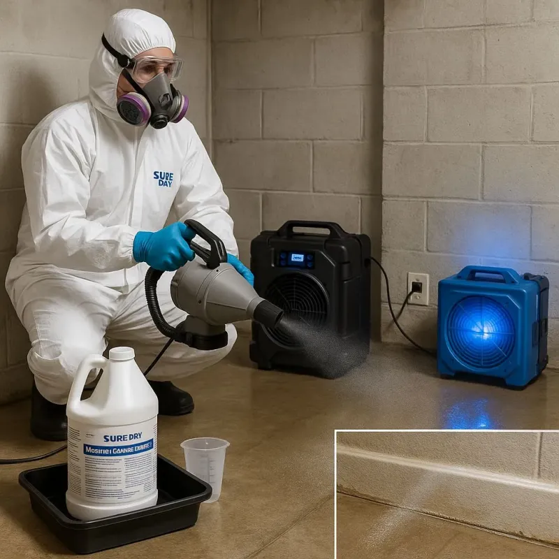 Sanitization and Odor Removal process in Colfax, IL