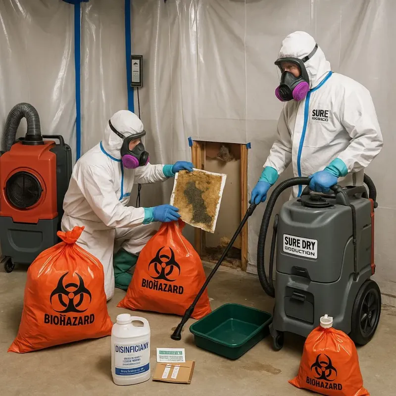 Contaminated Water Handling Protocols process in Colfax, IL